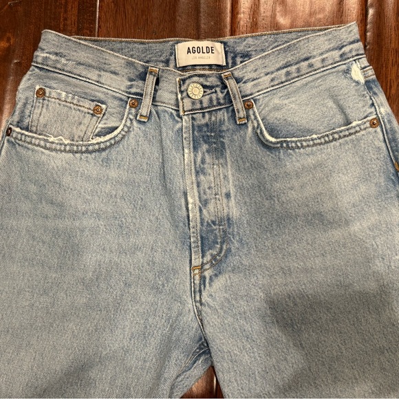 Agolde Lana Jeans in Riptide - Picture 6 of 7